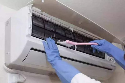 济南平阴空调清洗保养现场